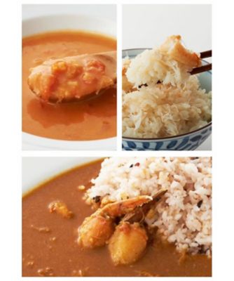 ＜かに物語＞スープと炊き込みご飯のセット